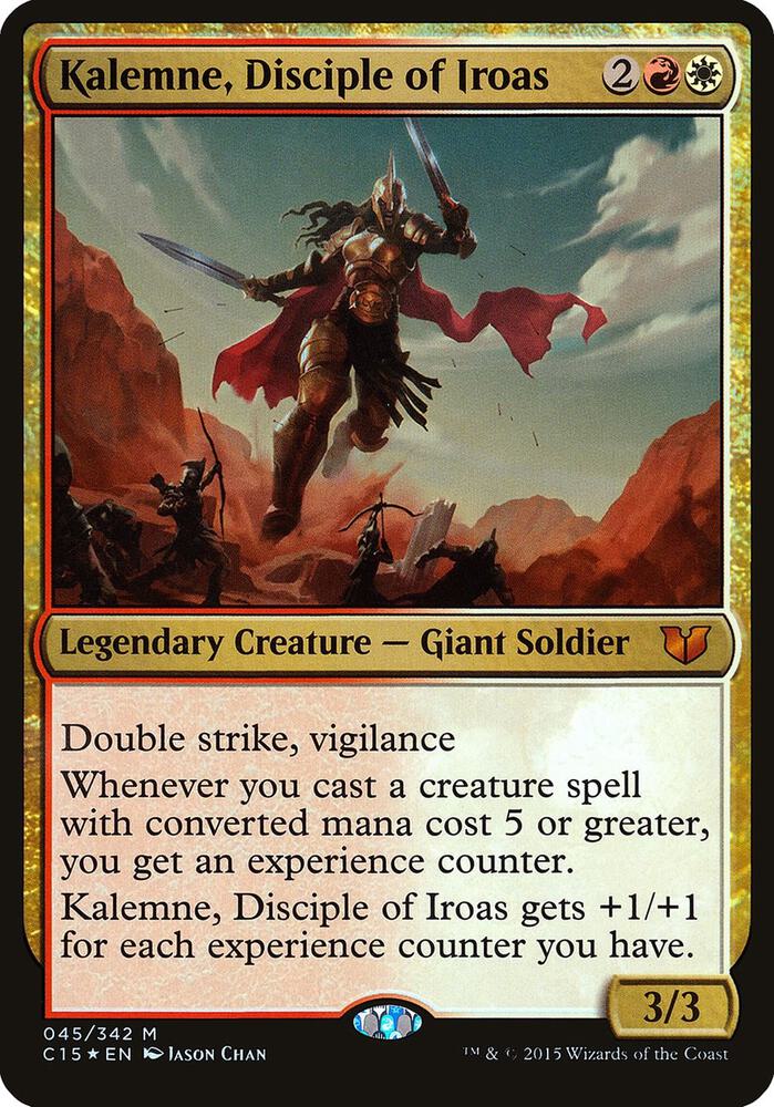 Kalemne, Disciple of Iroas (Commander 2015) (45) [Oversize Cards]