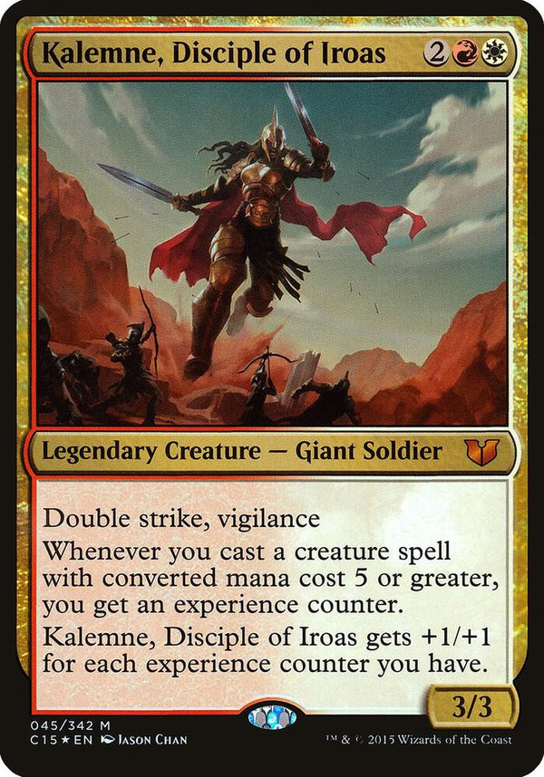 Kalemne, Disciple of Iroas (Commander 2015) (45) [Oversize Cards]