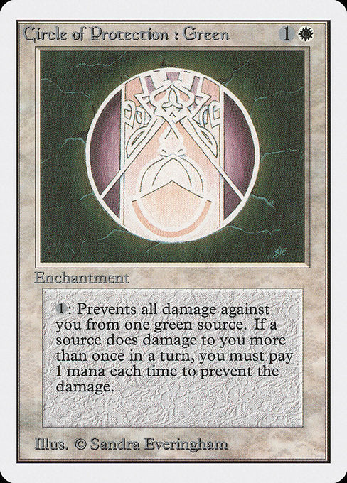 Circle of Protection: Green (12) [Unlimited Edition]