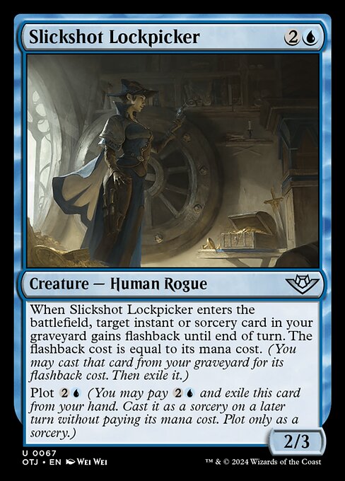 Slickshot Lockpicker (67) [Outlaws of Thunder Junction]