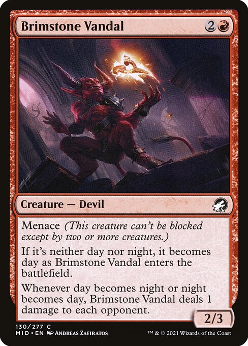 Brimstone Vandal (130) [Innistrad: Midnight Hunt]