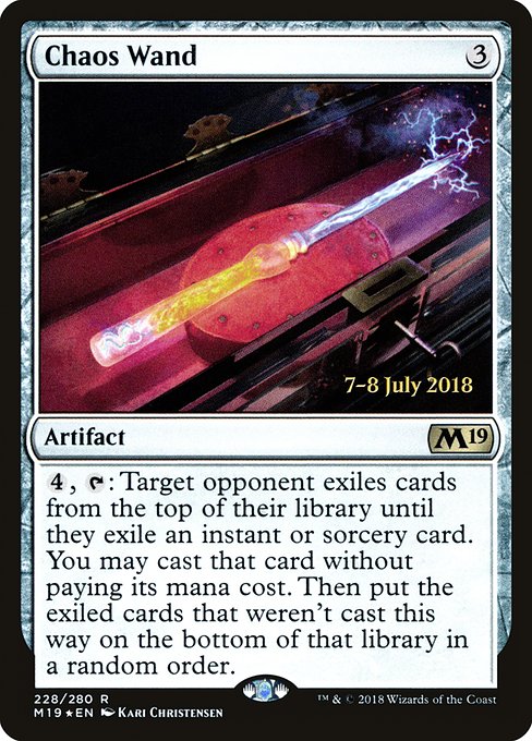 Chaos Wand (228s) [Core Set 2019 Promos]