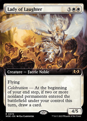 Lady of Laughter (370) [Wilds of Eldraine] [Extended Art]