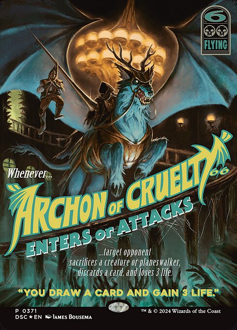 Archon of Cruelty (371) [Duskmourn: House of Horror Commander]