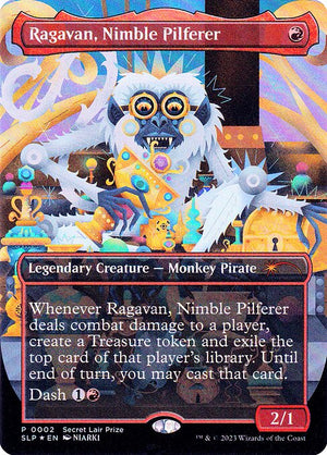 Ragavan, Nimble Pilferer (2) [Secret Lair Showdown] [Borderless]