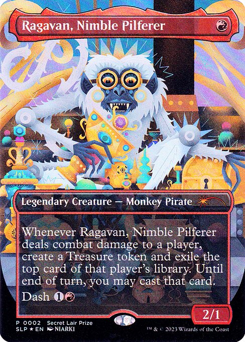 Ragavan, Nimble Pilferer (2) [Secret Lair Showdown] [Borderless]
