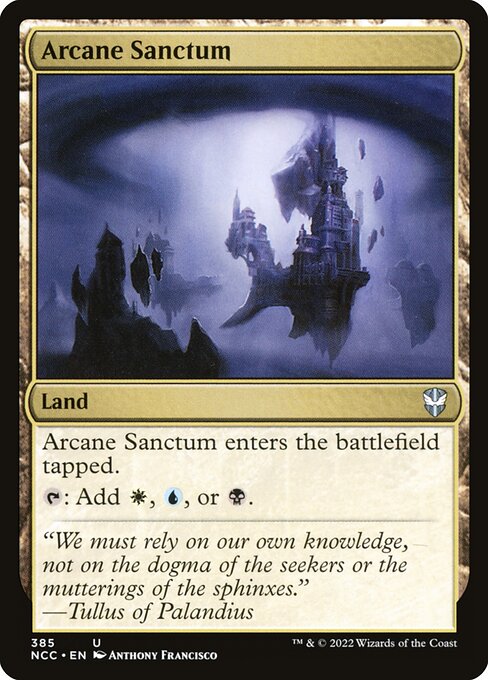 Arcane Sanctum (385) [New Capenna Commander]