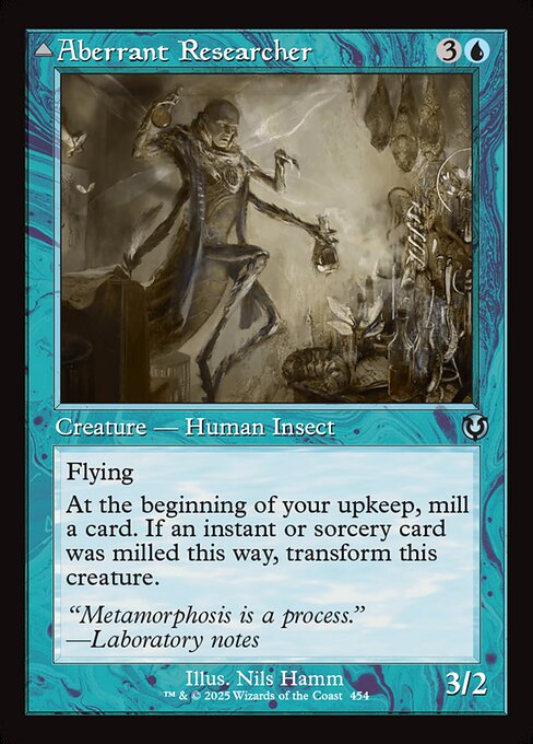 Aberrant Researcher // Perfected Form (454) [Innistrad Remastered]