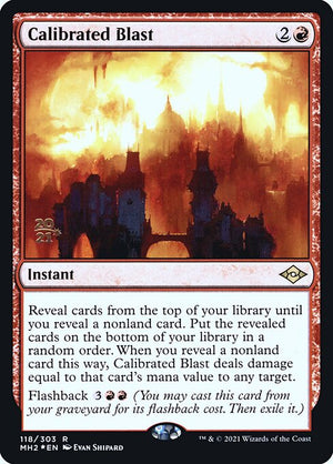 Calibrated Blast (118s) [Modern Horizons 2 Promos]