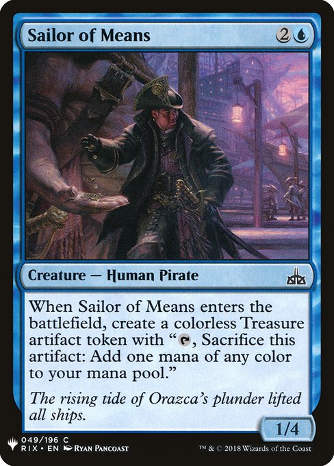 Sailor of Means (RIX-49) [The List]