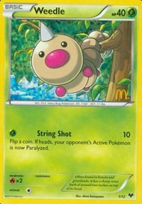 Weedle - 1/12 (001/012) [McDonalds Promos 2014]
