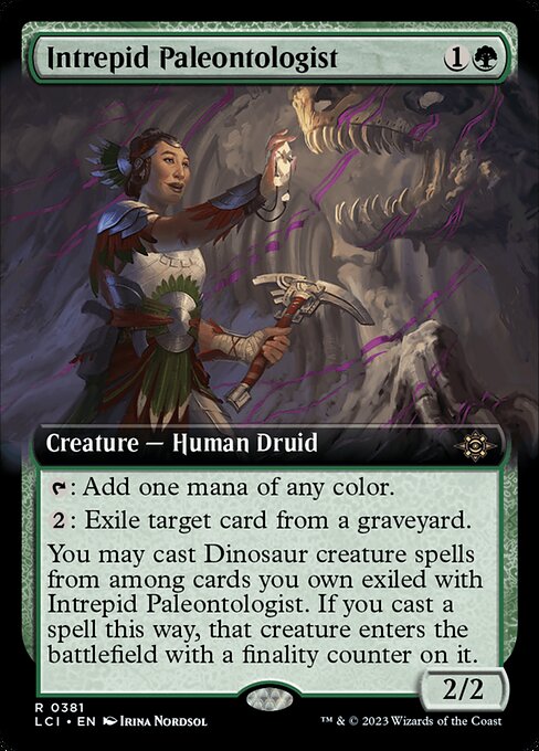 Intrepid Paleontologist (381) [The Lost Caverns of Ixalan] [Extended Art]