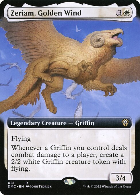 Zeriam, Golden Wind (81) [Dominaria United Commander] [Extended Art]