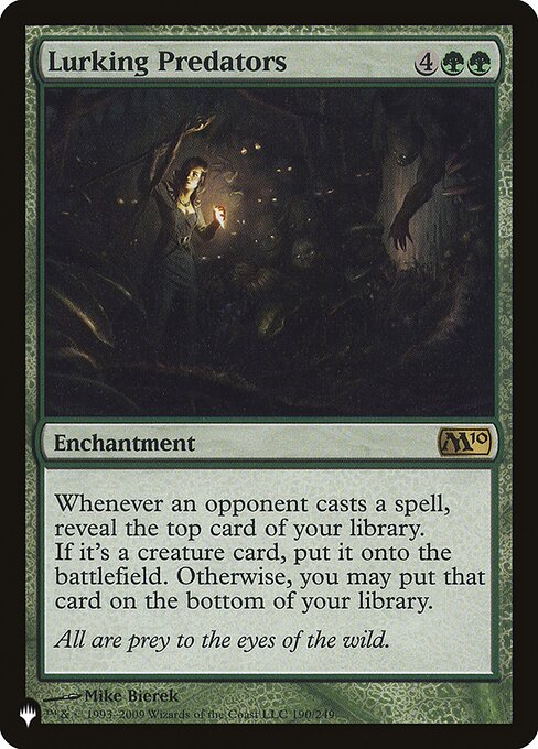 Lurking Predators (M10-190) [The List]