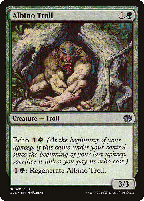 Albino Troll (3) [Duel Decks Anthology: Garruk vs. Liliana]