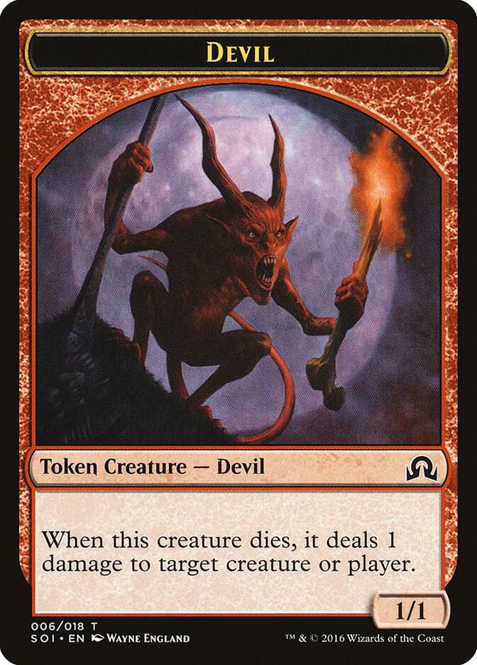 Devil Token (6) [Shadows over Innistrad]