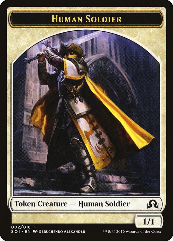 Human Soldier Token (2) [Shadows over Innistrad]