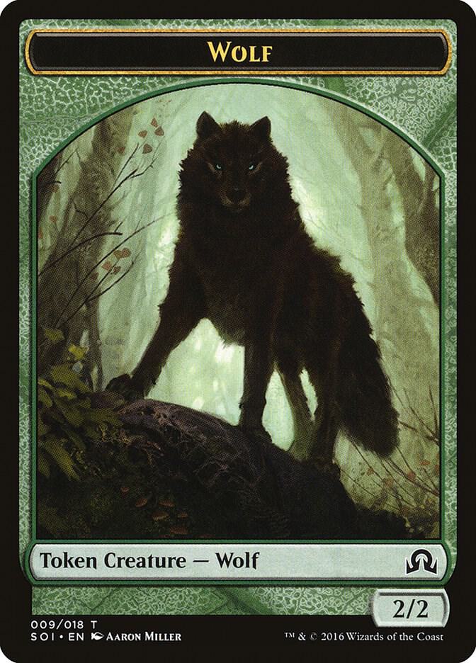 Wolf Token (9) [Shadows over Innistrad]