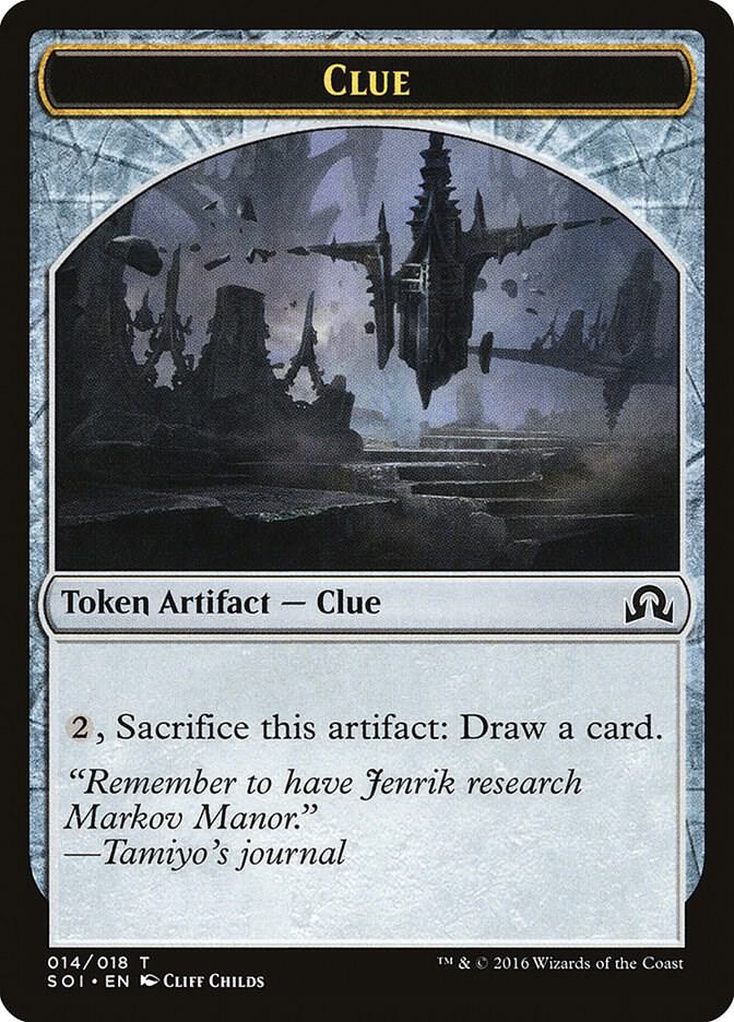 Clue Token (014) [Shadows over Innistrad]