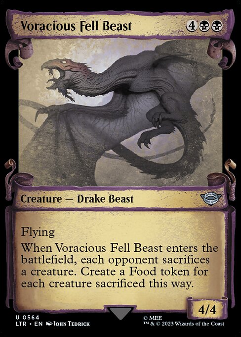 Voracious Fell Beast (564) [The Lord of the Rings: Tales of Middle-earth] [Showcase]