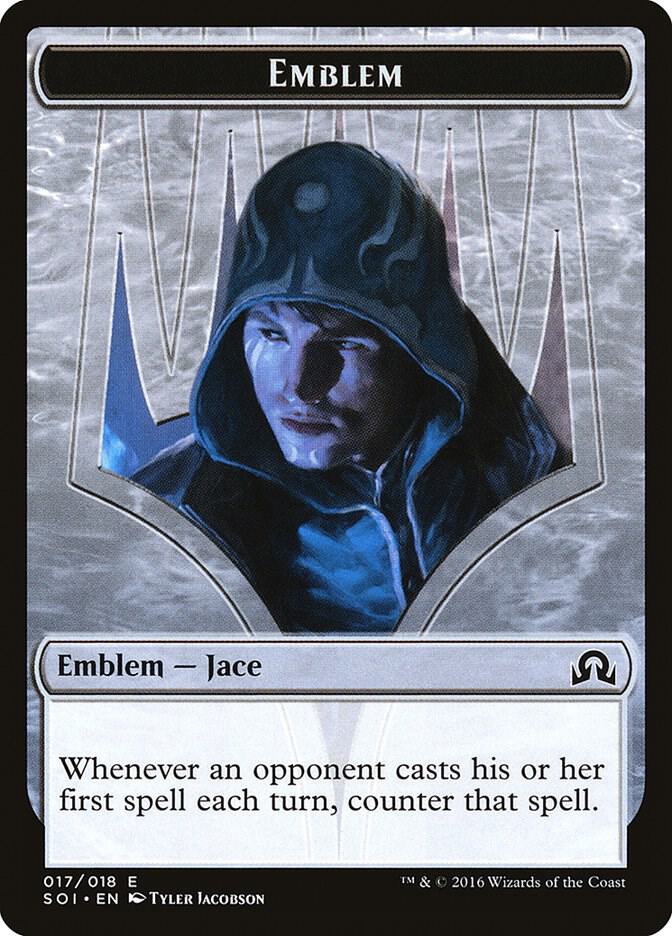 Emblem - Jace, Unraveler of Secrets (17) [Shadows over Innistrad]