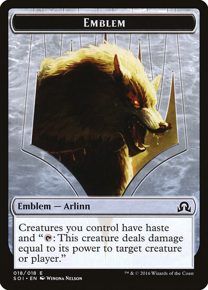 Emblem - Arlinn Kord (18) [Shadows over Innistrad]