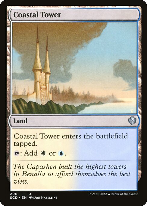 Coastal Tower (296) [Starter Commander Decks]