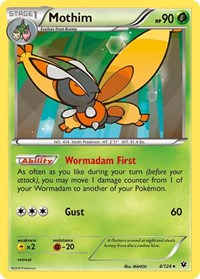 Mothim (4/124) [XY Fates Collide]