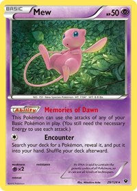 Mew (29/124) [XY Fates Collide]