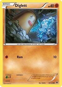 Diglett (36/124) [XY Fates Collide]
