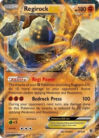 Regirock EX (43/124) [XY Fates Collide]