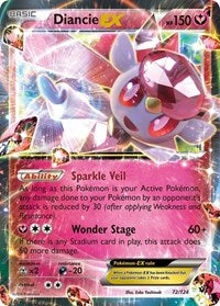 Diancie EX (72/124) [XY Fates Collide]