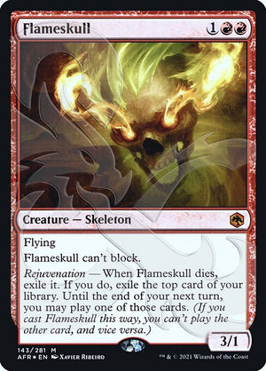 Flameskull (143a) [Adventures in the Forgotten Realms Promos]