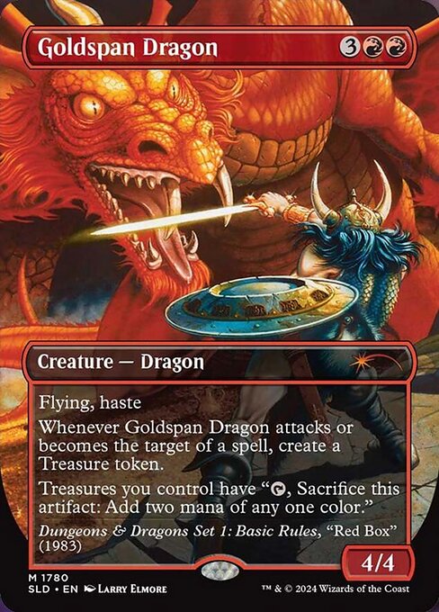 Goldspan Dragon (1780) [Secret Lair Drop]