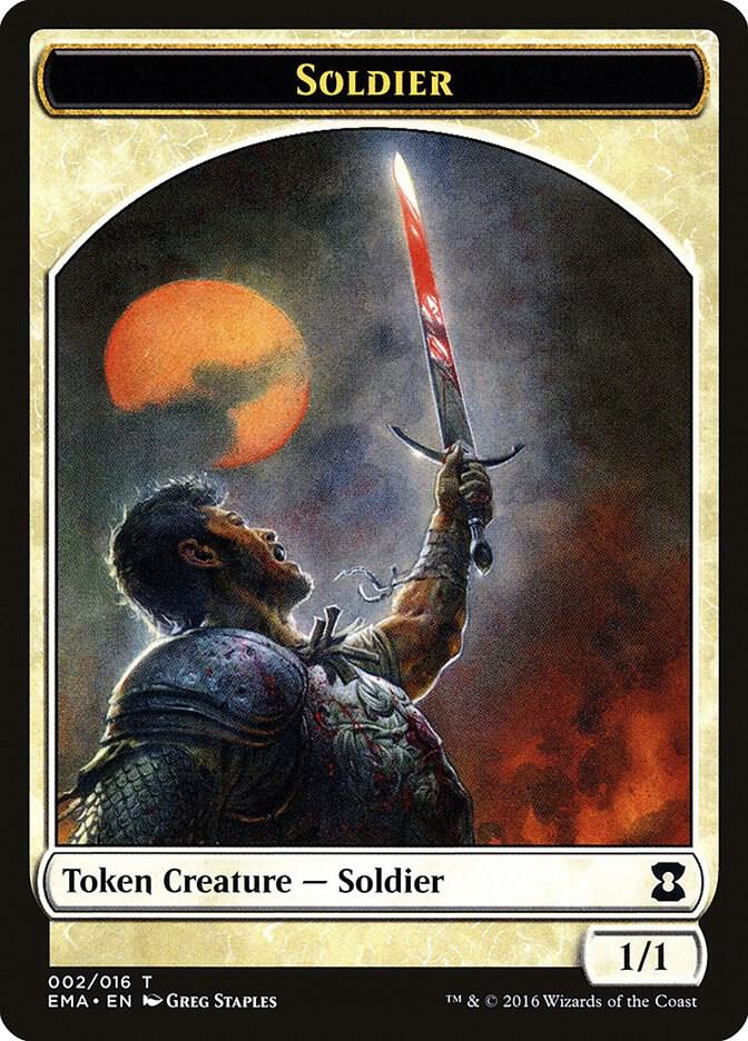 Soldier Token (2) [Eternal Masters]