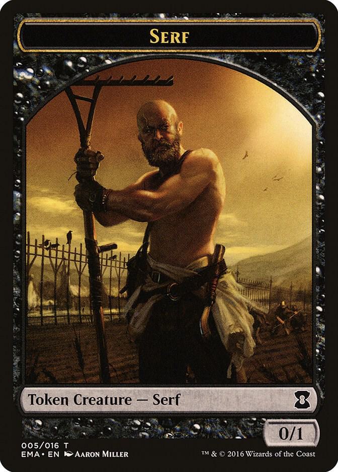 Serf Token (5) [Eternal Masters]