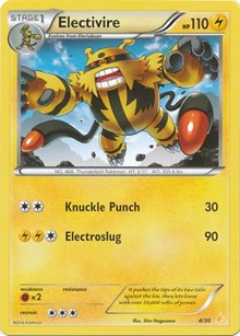 Electivire (4) (4/30) [XY Trainer Kit Pikachu Libre and Suicune]
