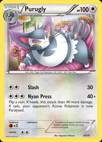 Purugly (24) (24/30) [XY Trainer Kit Pikachu Libre and Suicune]