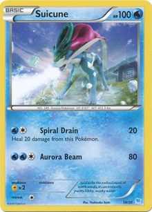 Suicune (14 - Non-Holo) (14/30) [XY Trainer Kit Pikachu Libre and Suicune]