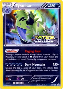 Tyranitar - XY130 (Prerelease) [Staff] (XY130) [XY Promos]