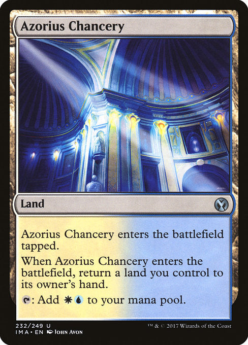 Azorius Chancery (232) [Iconic Masters]