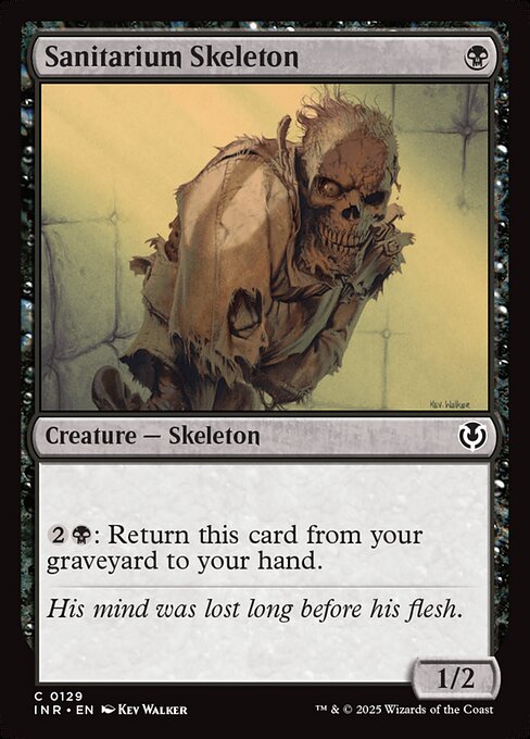 Sanitarium Skeleton (129) [Innistrad Remastered]