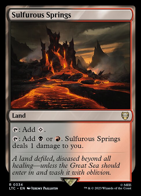 Sulfurous Springs (334) [Tales of Middle-earth Commander]