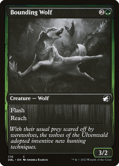Bounding Wolf (170) [Innistrad: Double Feature]