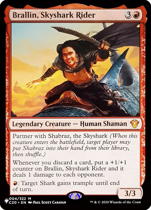 Brallin, Skyshark Rider (C20-4) [The List]