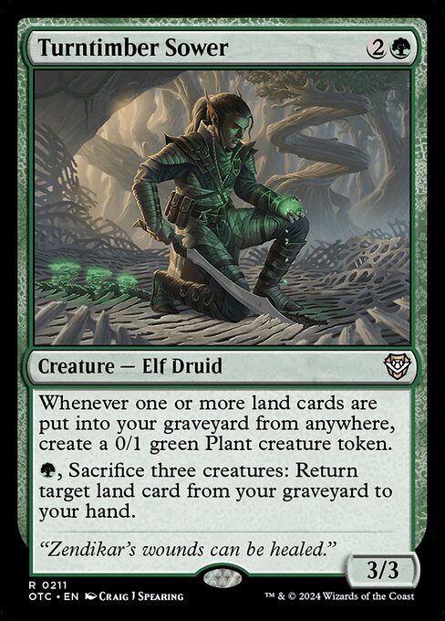 Turntimber Sower (211) [Outlaws of Thunder Junction Commander]