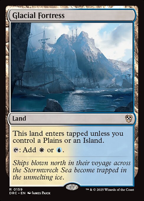 Glacial Fortress (159) [Aetherdrift Commander]