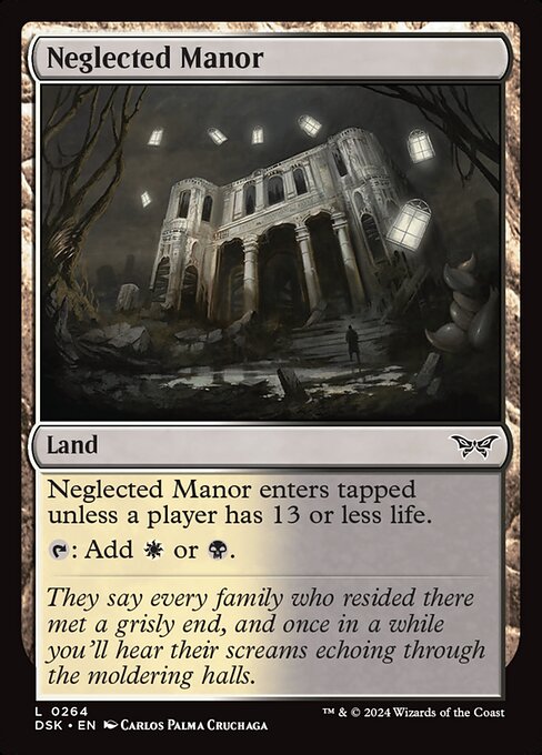 Neglected Manor (264) [Duskmourn: House of Horror]