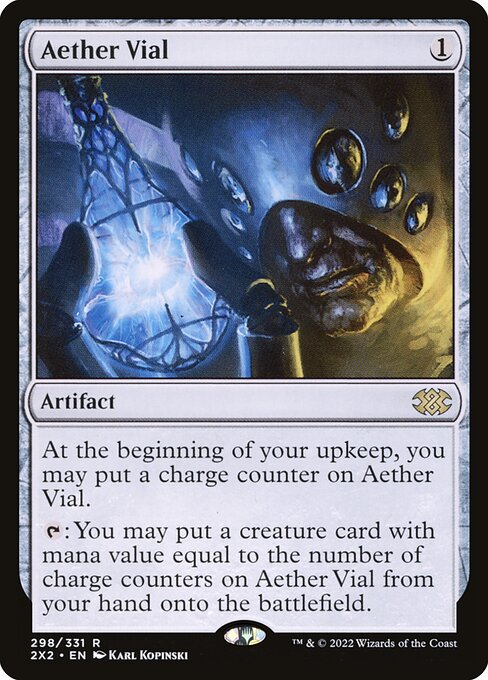 Aether Vial (298) [Double Masters 2022]