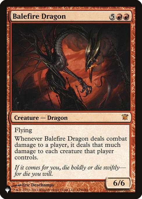 Balefire Dragon (ISD-129) [The List]